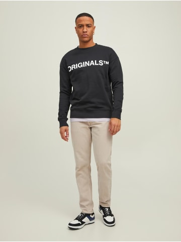 Jack & Jones Basic Sweater Langarm Shirt Rundhals Pullover in Schwarz-2