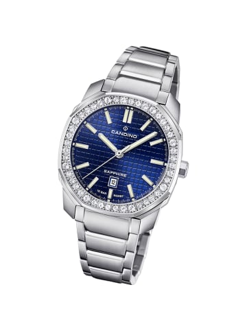Candino Analog-Armbanduhr Candino Elegance silber mittel (ca. 35mm)