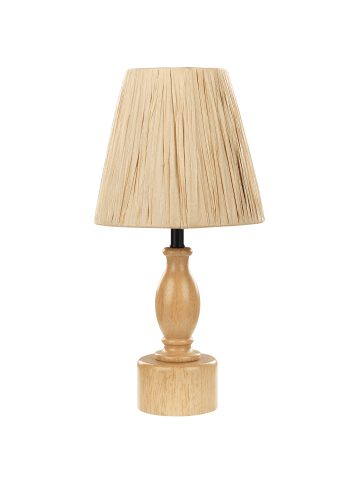 Beliani Nachttischleuchten MORONA in /Braun - (W) 20 x (H) 41 x (L) 20 cm