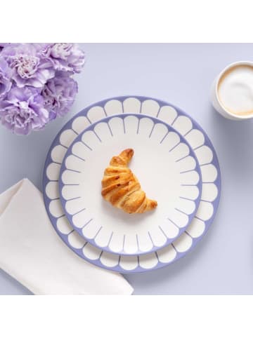 Villeroy & Boch 6er Set Frühstücksteller Fleur Couleur in ø 21,2 cm in Bleu