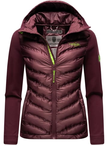 Navahoo Übergangsjacke Nimm Mich Mit in Aubergine