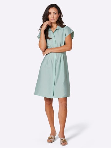 creation L Hemdblusenkleid in kalkmint