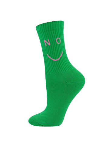 ewers Socken Neon Smiley Mini Me in .irish green