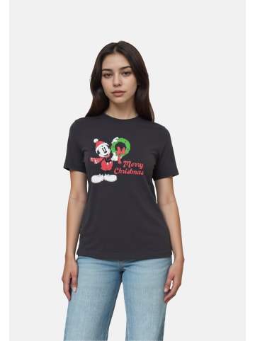 ONLY T-Shirt 'Mickey Life' in dunkelgrau