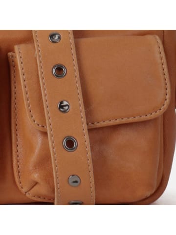 FREDs BRUDER In My Pocket Schultertasche Leder 31 cm in toffee amber