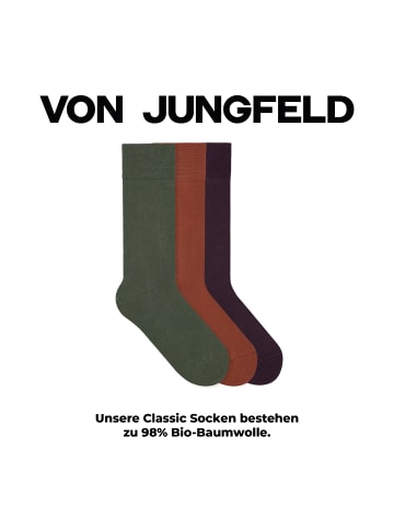 von Jungfeld Classic Socken Mehrfarbige Sets in Timber