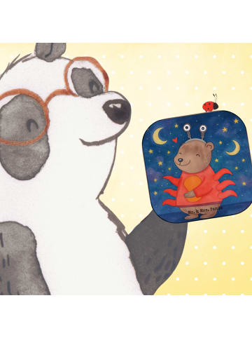 Mr. & Mrs. Panda Untersetzer Glas Krebs Astrologie Design ohne S... in Weiß