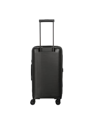 travelite Roomer 4 Rollen Trolley 66 cm in schwarz
