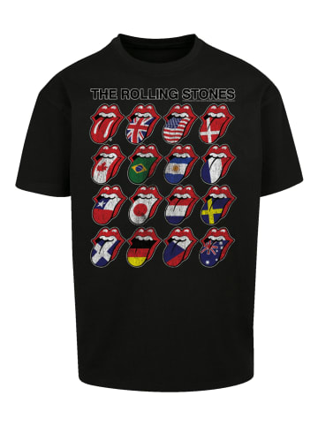 F4NT4STIC Heavy Oversize T-Shirt The Rolling Stones Voodoo Lounge Tongues in schwarz