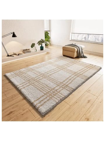 Atticgo Hochflor-Teppich HELIA in beige