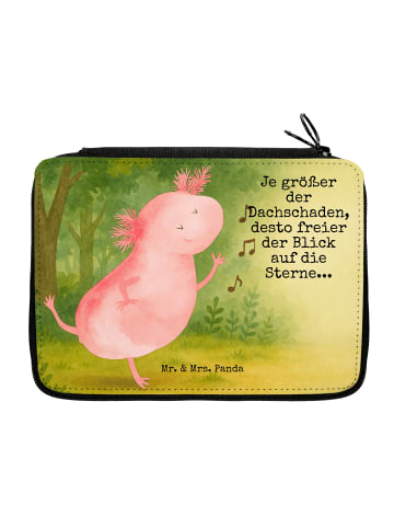 Mr. & Mrs. Panda Mäppchen Axolotl Tanzen Design mit Spruch in Weiß