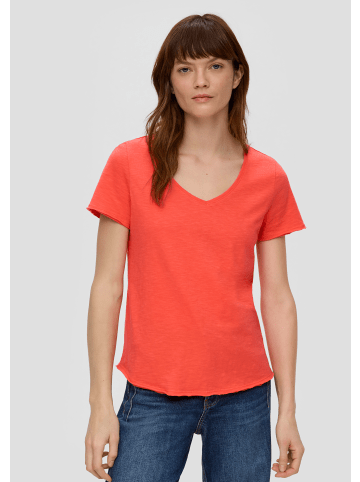 s.Oliver T-Shirt kurzarm in Orange