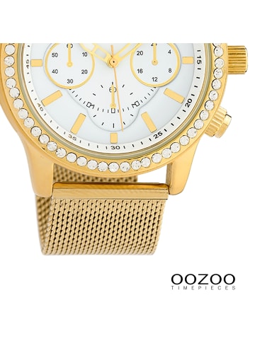 Oozoo Analog-Armbanduhr Oozoo Timepieces gold groß (ca. 40mm)