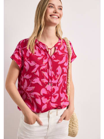 Street One Blusentop in rot rosa - 0001