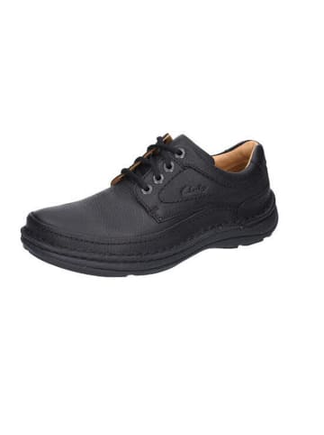 Clarks Sneaker Nature Three in black leather