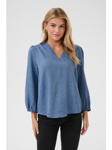 Kaffe Langarm-Bluse KAellen Regular fit in Coronet Blue C.