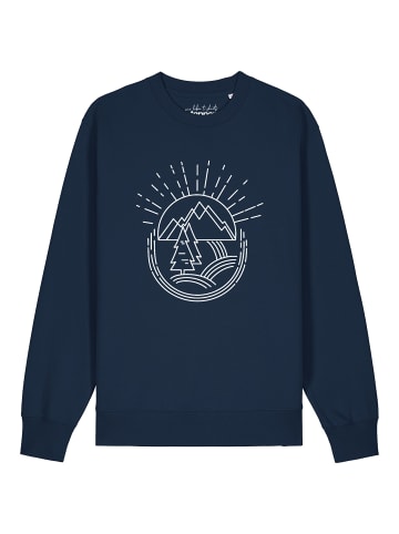 wat? Apparel Sweatshirt Natur ist schön in Dunkelblau