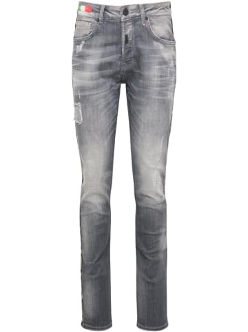 Carlo Colucci 5-Pocket-Jeans Cecchetto in Grau