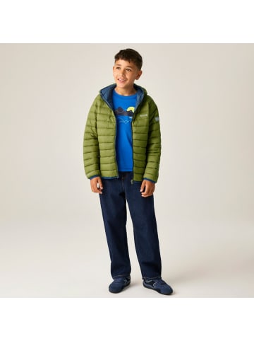 Regatta Marizion Baffle-Jacke / Steppjacke mit Kapuze in grün