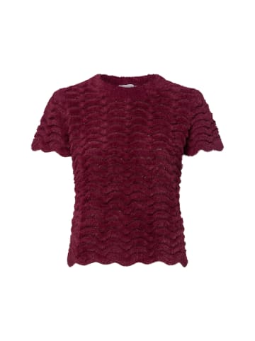 Rich & Royal Pullover Zig Zag in bordeaux - 0001