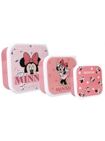 VADOBAG Snackbox Minnie Mouse (3tlg.) Bon Appetit! Brotdose 3 Jahre