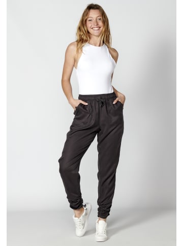 KOROSHI LANGE JOGGINGHOSE in schwarz