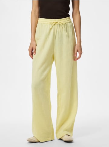 Pieces Hose mit weitem Bein in French Vanilla