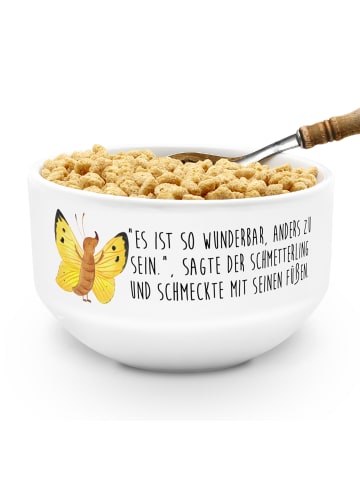 Mr. & Mrs. Panda dessertschale Schmetterling Zitronenfalter mit ... in Weiß