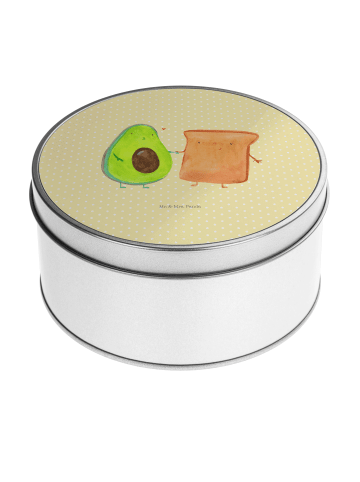 Mr. & Mrs. Panda Aufbewahrungsbox Avocado Toast ohne Spruch in Gelb Pastell