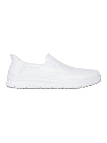 Skechers Sicherheitshalbschuh NAMPA - BROXTIN SLIP-INS WHT in weiß