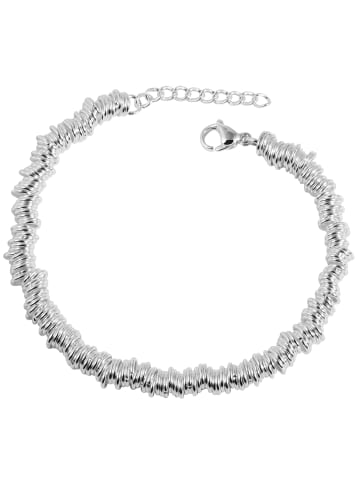 Adeliás Damen Armband aus Edelstahl 20 cm in silber