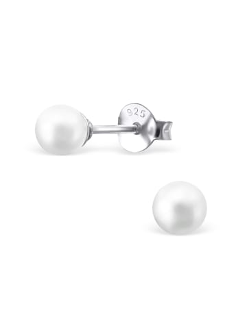 Bungsa Ohrstecker in Silber