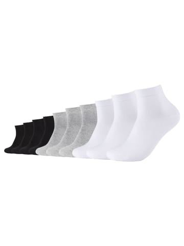 camano Quartersocken CA-Soft Organic Cotton Quarter 10er Pack in Mehrfarbig