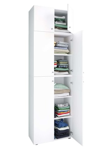 ebuy24 Kleiderschrank LonaXXL 1 Weiß 70 x 39 cm