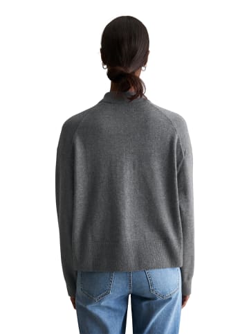 Marc O'Polo DENIM Strickpolo relaxed in Asphalt Melange