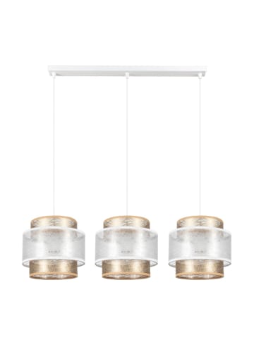Licht-Erlebnisse Pendelleuchte (B)20 x (L)75 x (T)108 cm in Weiß GoldWeiß Gold
