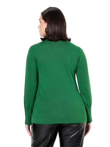 Ulla Popken Pullover in smaragdgrün