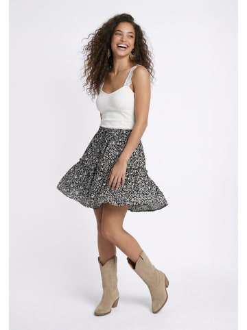 aleida Women Skirt in BLACK WHITE