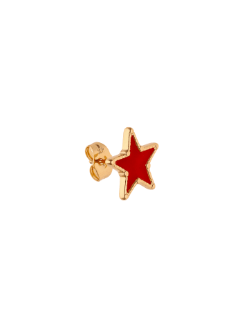 myMo at night Women Stud Earrings in Rose Gold Red