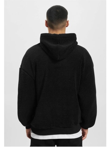DEF Hoodie "Teddy Hoody Embroidery" in Schwarz