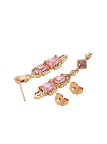 NAEMI Women Earrings in Rose Gold Pink