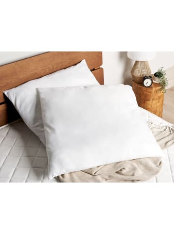 Beliani 2er-Set Kissen ERRIGAL in Weiß