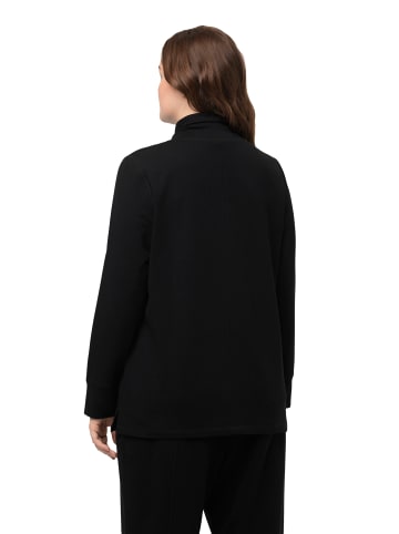Ulla Popken Sweatshirt in schwarz