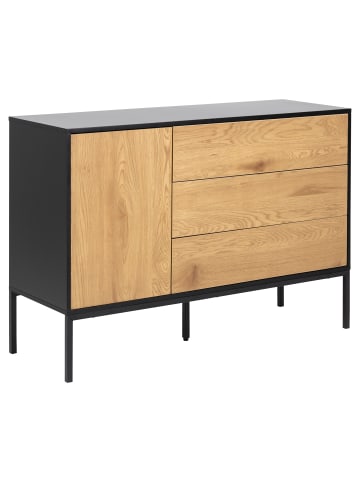 ebuy24 Sideboard Sea Schwarz 120 x 40 cm
