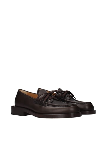 Braun Leder Slip-On Loafer