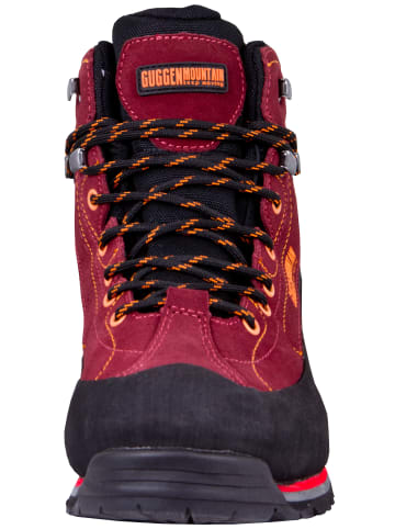 GUGGEN MOUNTAIN Trekking-& Wanderstiefel Wildleder in Rot