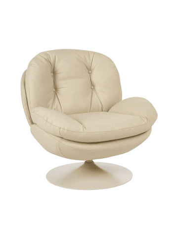 Beliani Sessel NOLVIK in Beige - (W) 82 x (H) 82 x (L) 85 cm