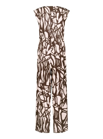 CARTOON Jumpsuit mit Muster in Nature/Brown