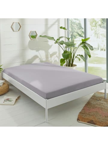 Erwin Müller Single-Jersey Spannbettlaken Murnau in grau