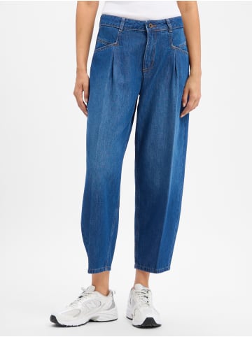 Rosner Jeans Mara Barrel Pleat in medium stone